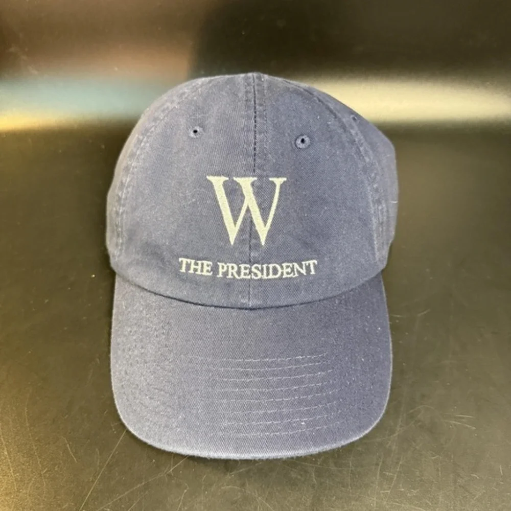 Bayside W The President Navy Blue Cotton Baseball Hat Made in USA Mens‎ OSFM